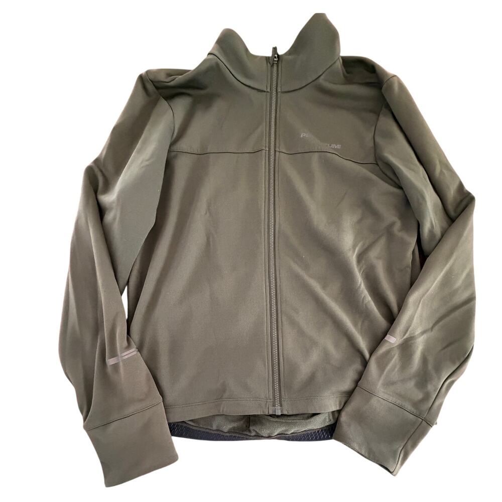 Pearl Izumi Elite In-R-Cool Cycling Jacket Olive Green Full Zip Men Large